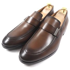 Autre Marque Mocassini in pelle patinata Refret di Berluti