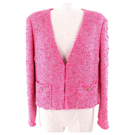 Chaqueta de algodón tweed COCO Mark de Chanel