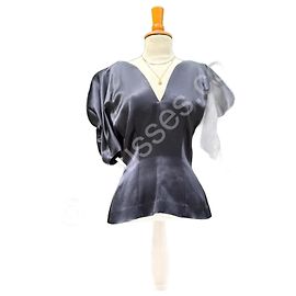 Top Jacquemus para Mujer en Muy Buen Estado Azul Marino Cuello en V El Amor de un Gitano