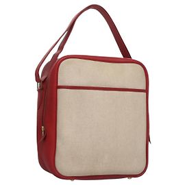 Hermès Hermes Victoria Messenger Toile mit Leder Medium