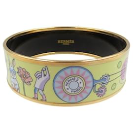 Hermès Enamel GM Bracelet - Tea for Two