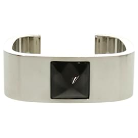 Hermes Medor Black Metal Bangle - Hermès