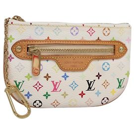 LOUIS VUITTON Pochette MM Monogram Multicolore Bianca M60028 LV Auth 134908V