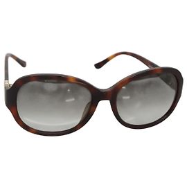 Gafas de sol Salvatore Ferragamo de plástico marrón Auth bs29164
