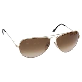FENDI Sonnenbrille aus goldfarbenem Metall Auth yk19425 - Fendi
