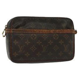 LOUIS VUITTON Pochette Compiegne 23 M51847 Auth LV 140256