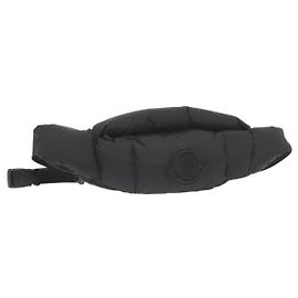 Marsupio Moncler in nylon nero Auth 135282