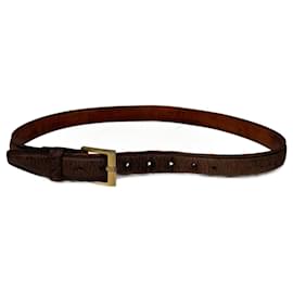 Vintage Loewe Madrid Ledergürtel braun