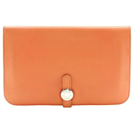 Portefeuille combiné Dogon Duo en cuir Hermès