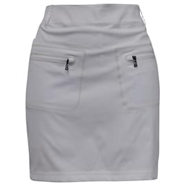 Mirana Mini-Shorts von Bogner mit Taschen aus weißem Polyester