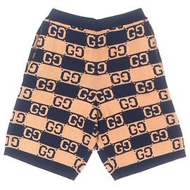 Pantalones cortos de punto de algodón GG de Gucci