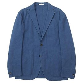 Autre Marque 2B Seersucker Baumwollmischjacke von Boglioli