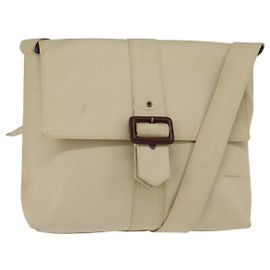 Burberry Schultertasche aus Canvas Beige Auth BA5950