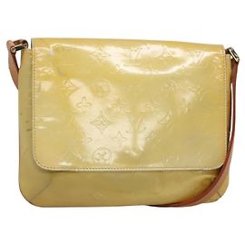 LOUIS VUITTON Borsa Thompson Street Monogram Vernis Grigia M91008 LV Auth 141503