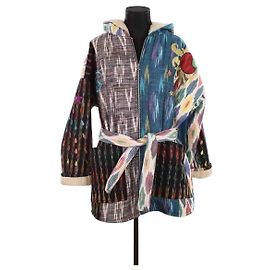 Autre Marque Abrigo de lana multicolor
