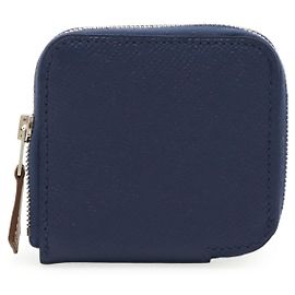 Monedero compacto mini de piel Epsom 'Azap Silk'In' de Hermès