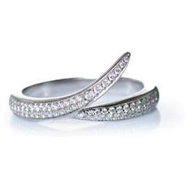Autre Marque Shaun Leane, anello in oro bianco 18 carati e diamanti