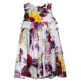 Blumenbedrucktes Kinderkleid von Dolce & Gabbana