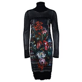 Vestido estampado floral Roberto Cavalli