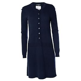 Chanel, blaues Lurex-Kleid
