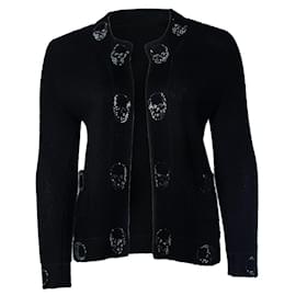 Autre Marque Lucien Pellat-Finet, Strickjacke mit Totenköpfen