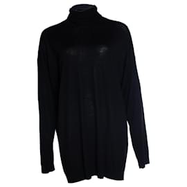Acne, suéter negro de cuello alto