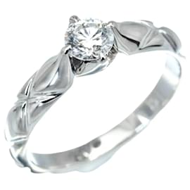 Chanel Matelassée Diamantring Weißgold
