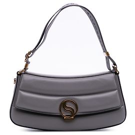 Stella Mc Cartney Borsa a Spalla Imbottita Stella McCartney Gray Alter Mat S Wave