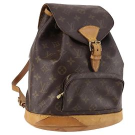 LOUIS VUITTON Zaino Monogram Montsouris MM M51136 LV Auth 141656
