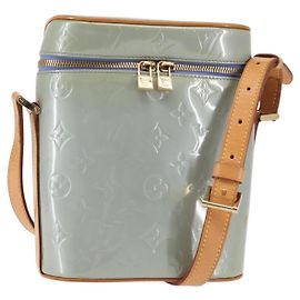 LOUIS VUITTON Borsa Verticale Sullivan Monogram Vernis Lavande M91258 Auth 142617