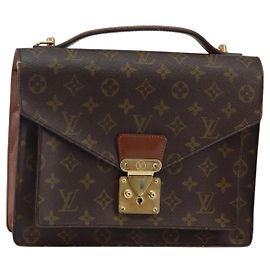 LOUIS VUITTON Bolso de Mano Monograma Monceau 28 M51185 LV Auth bs29406