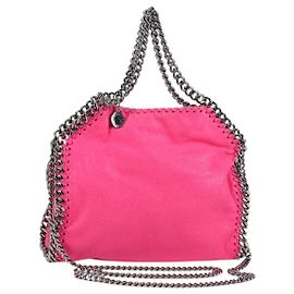 Autre Marque Borsa Mini Falabella in pelle Stella McCartney Chain 2way Rosa 371223 Auth 141523