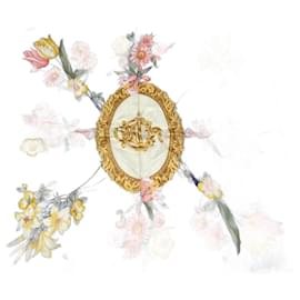 Sciarpa Vintage Dior Floreale Blu Navy