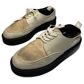 Comme Des Garcons Sneaker in pelle scamosciata vintage Comme Des Garçons beige bianco nero Uomo EU42