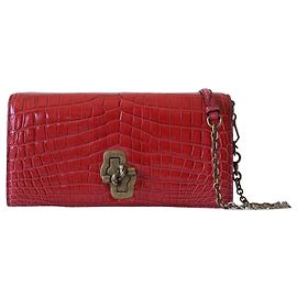 Bottega Veneta City Knot in pelle di coccodrillo