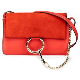 Chloé Borsa a Spalla in Pelle Scamosciata Chloe