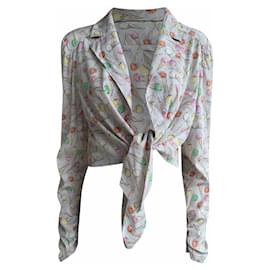Blusa con stampa cono gelato Chanel Resort 2004 Jennie Blackpink