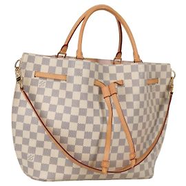 LOUIS VUITTON Borsa a Mano Giroratta Damier Azur N41579 LV Auth 135293M
