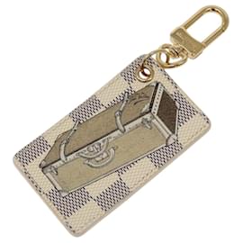 LOUIS VUITTON Portachiavi Damier Azur Afish M66178 Autentico LV 141200