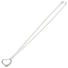 Collana Pendente Cuore Aperto Elsa Peretti in Argento Sterling 16mm di Tiffany & Co.
