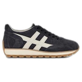 Sneakers Hogan Blu Navy Nubuck Uomo Taglia 44