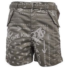 Sacai Eric Haze Bandana-Print Shorts aus khakigrünem Nylon