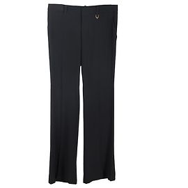 Pantalones de crepé Gucci en poliéster negro