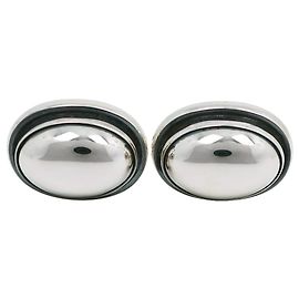 Autre Marque Gemelli ovali in argento 925 Georg Jensen