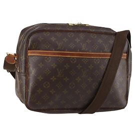 LOUIS VUITTON Borsa a Spalla Reporter GM Monogram M45252 LV Auth 140930