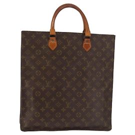 LOUIS VUITTON Borsa a Mano Sac Plat Monogramma Vintage M51140 LV Auth bs29434