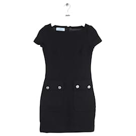 Schwarzes Wollkleid - Prada