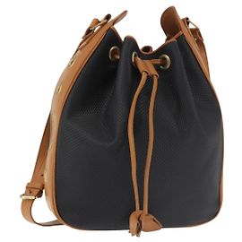 Borsa a Spalla in PVC Pelle Nera Auth SW1561 di SAINT LAURENT