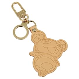 LOUIS VUITTON Takashi Murakami Porte Cles Panda Charm Beige M62637 Auth 142403V - Louis Vuitton