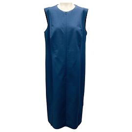 Ärmelloses Shift-Kleid Akris Deep Blue